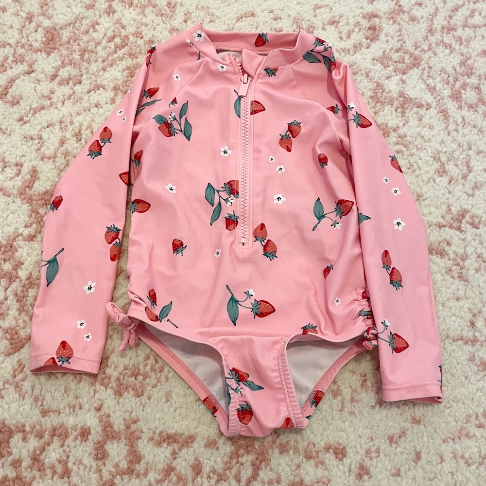Toddler Girl Long Sleeve Rashguard